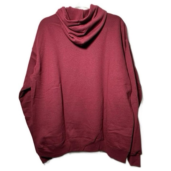 Hanes sweatshirt‎ Burgundy Gold hail RedSkins Washington Football Hoodie L NIB - Picture 4 of 14